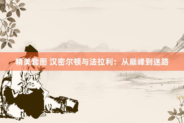 精美套图 汉密尔顿与法拉利：从巅峰到迷路